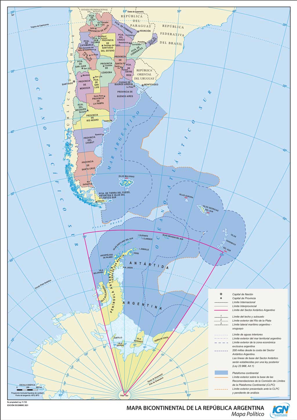 Mapas de la República Argentina