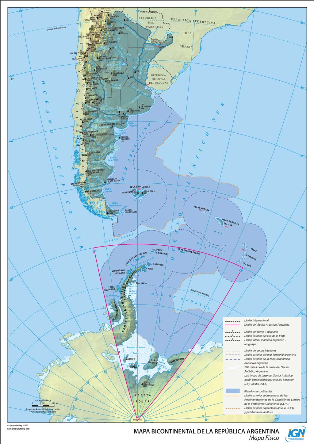 Mapas de la República Argentina