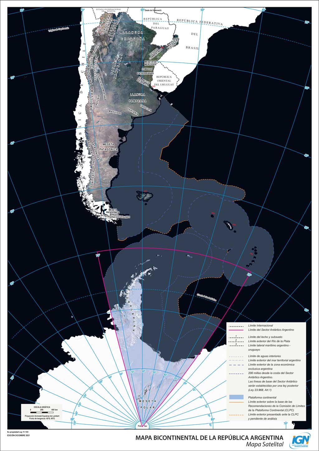 Mapas de la República Argentina